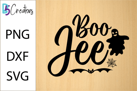Boo Jee Funny Halloween SVG Design Graphics for Crafts