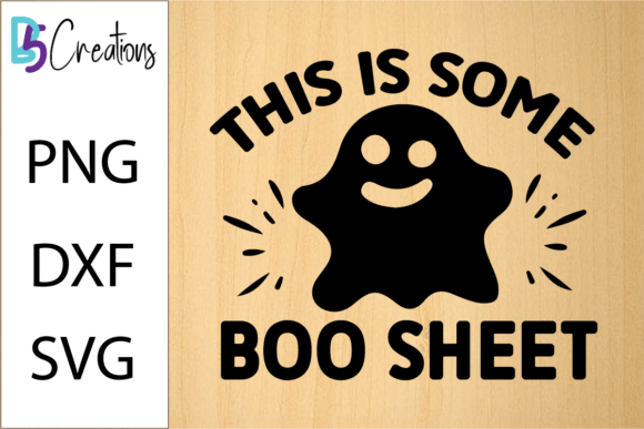 Boo Sheet Funny Halloween SVG Design