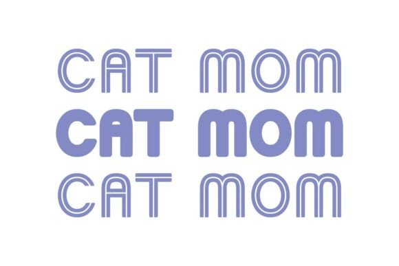 Cat Mom Svg
