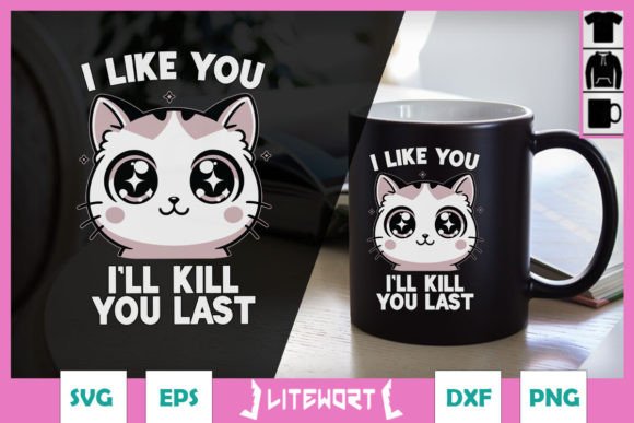 Cute Sarcastic Cat SVG for Graphic Design and Crafts