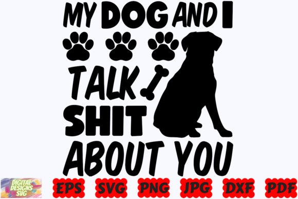Fun Dog SVG for Embroidery