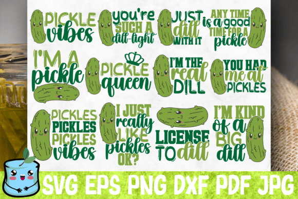 Fun Pickles SVG Bundle