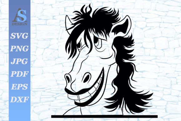 Funny Horse SVG – A Playful Graphic for Local Branding