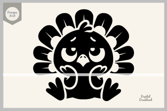Funny Turkey SVG for Crafts and Graphics