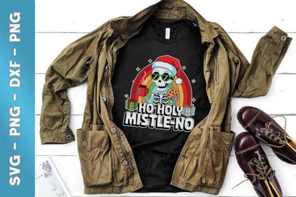 Ho Ho Ho Mistle-no Funny Christmas SVG for Graphics and Crafts