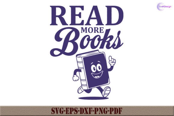 Read More Books SVG: A Graphic Boost for Content Creators